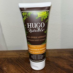new and sealed Hugo Naturals All Over Body Lotion shea butter & oatmeal 8 Fl Oz